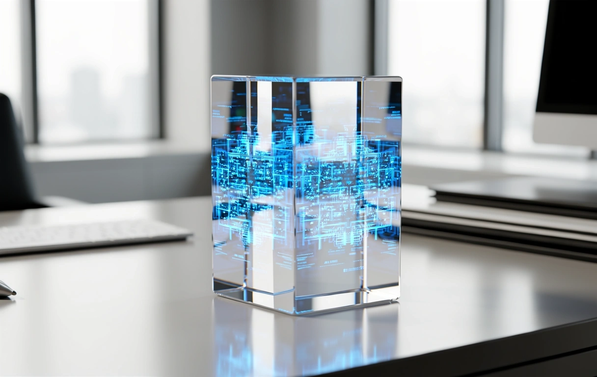 Professional data integrity symbol